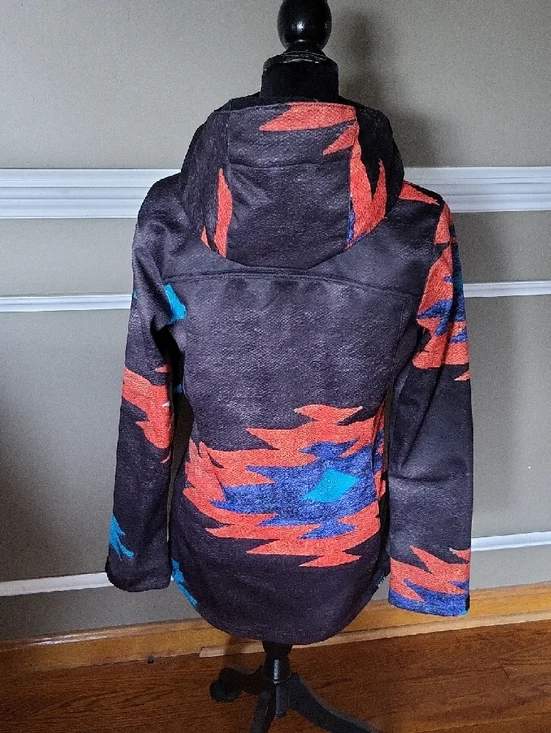 Roxy Women's Aztec Softshell Ski Jacket Size Medium Long Slim Fit - Picture 8 of 14